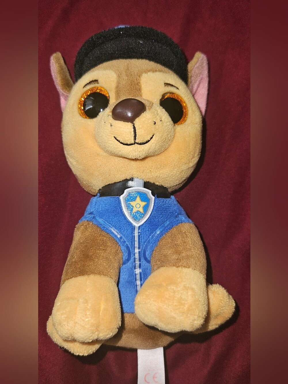 Paw Patrol Chase Plush with Blue Uniform and Black Hat
